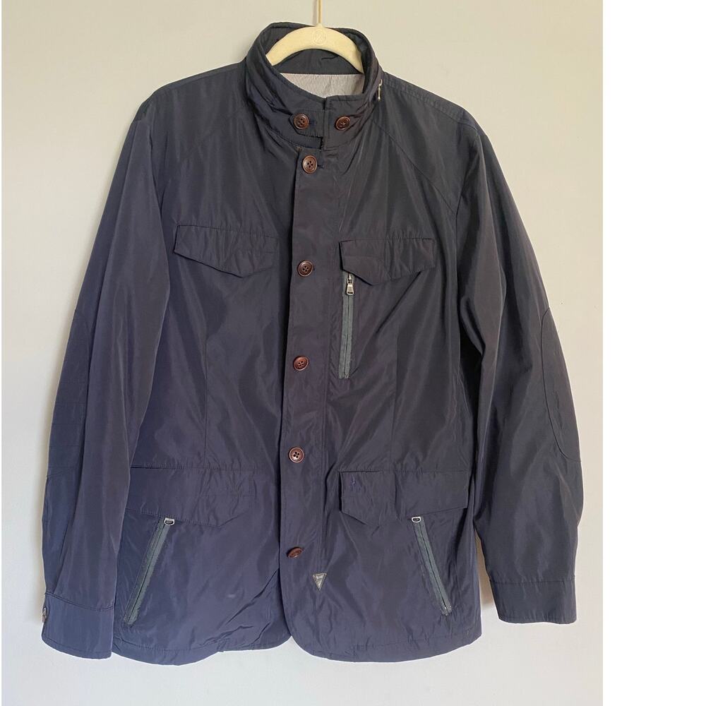 Bean Pole Heritage Korean Brand Utility Field Jacket Sz 105 Large Navy Excellent